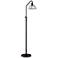 Lite Source Gaius Bronze Industrial Cage Floor Lamp