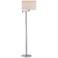 Lite Source Gervasio Chrome Swing Arm Floor Lamp