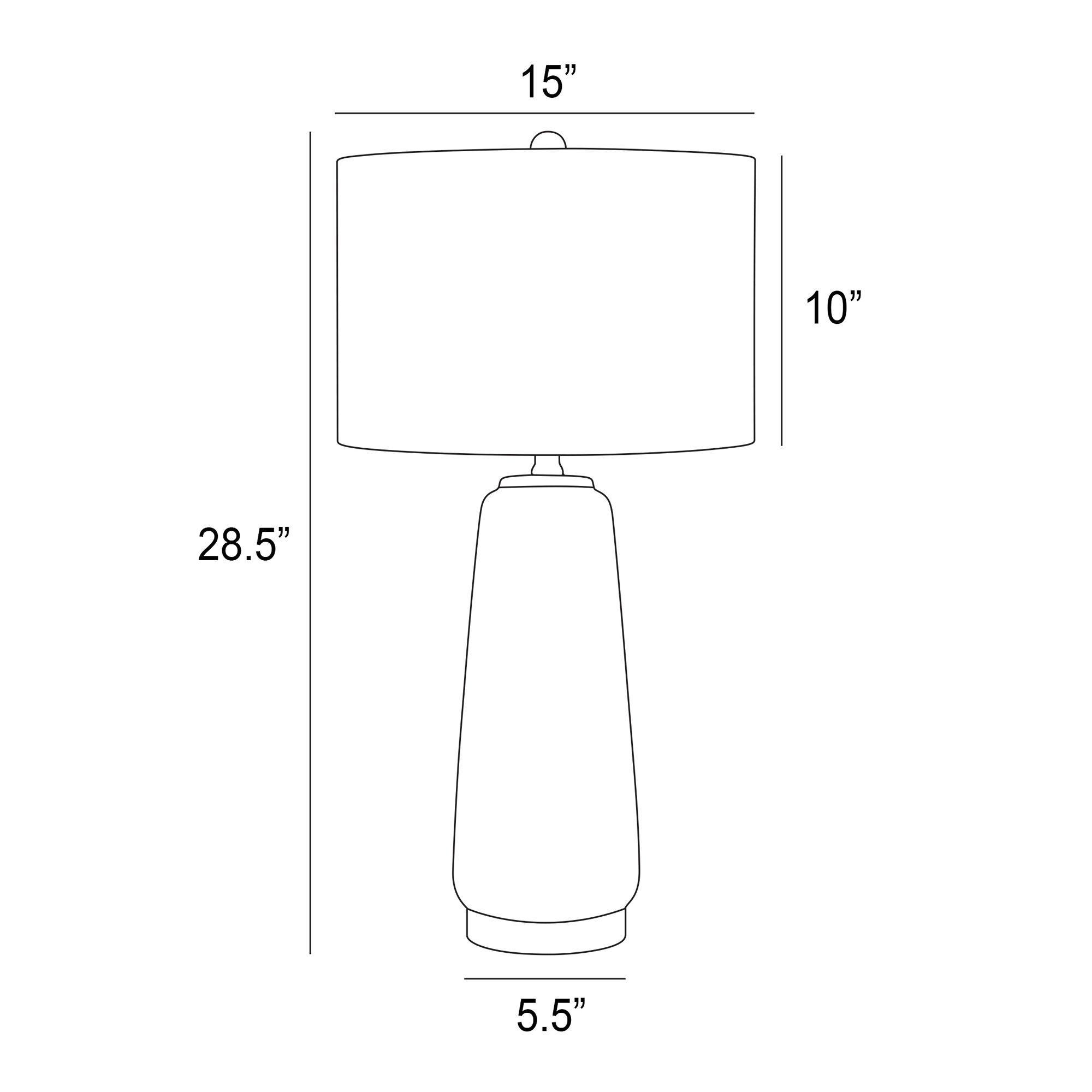 Image 4 Lite Source Ghazi 28 1/2" High Gray Table Lamp more views