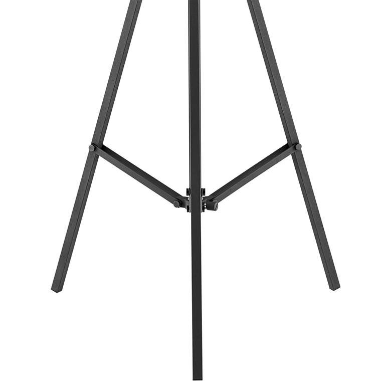 Image 4 Lite Source Gothard 65" Black and Gold Spotlight Tripod Floor Lamp more views