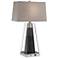 Lite Source Granger 29" Nickel Black USB Bluetooth Speaker Table Lamp