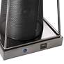 5_Lite Source Granger 29" Nickel Black USB Bluetooth Speaker Table Lamp more views