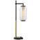 Lite Source Hagen 30 1/4" Black and Antique Brass Desk Lamp
