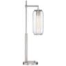Lite Source Hagen Brushed Nickel and Clear Glass Desk Lamp