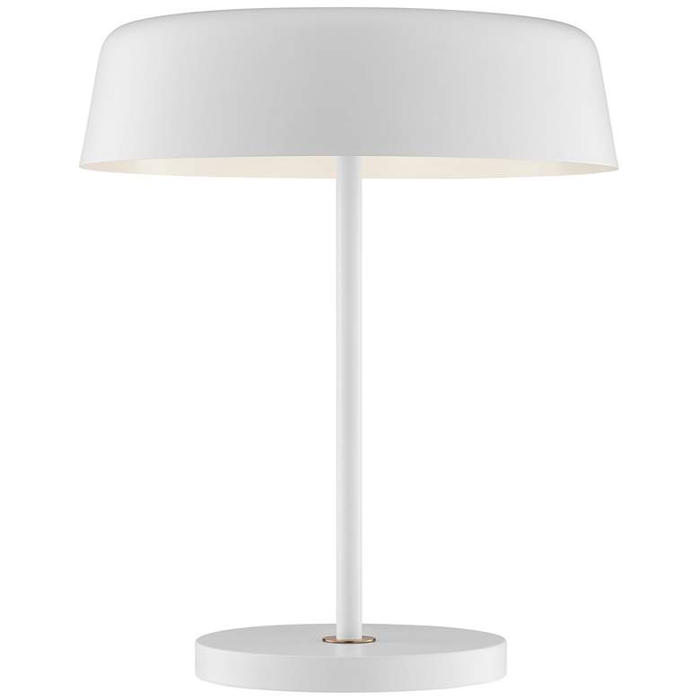 Image 2 Lite Source Hakan 19" High White Finish Modern Table Lamp
