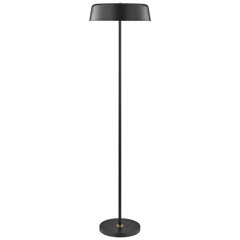 Image 2 Lite Source Hakan 60 1/4 High Modern Black Floor Lamp