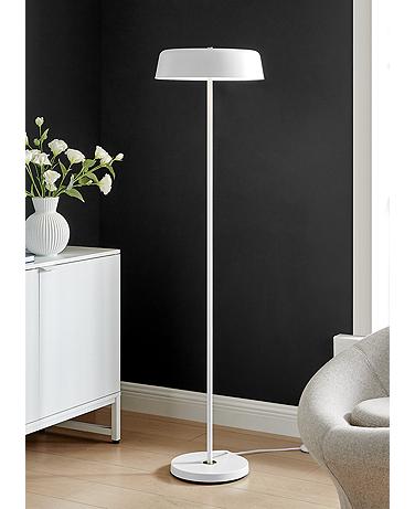 Lite Source Hakan 60 1/4" High Modern White Floor Lamp