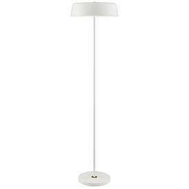 Image1 of Lite Source Hakan 60 1/4" High Modern White Floor Lamp