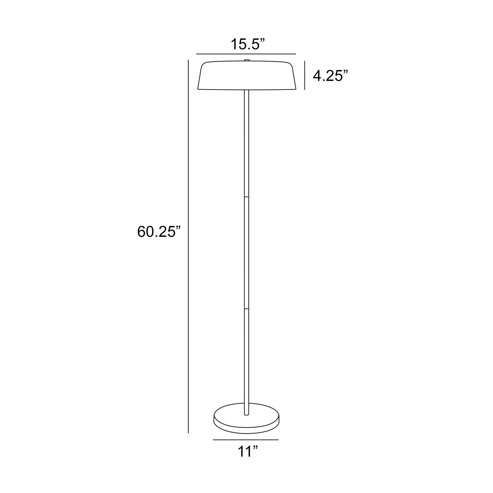 Image 4 Lite Source Hakan 60 1/4" High Modern White Floor Lamp more views