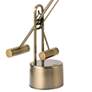 Thumbnail4 of Lite Source Halotech Adjustable Antique Brass Metal LED Modern Desk Lamp more views