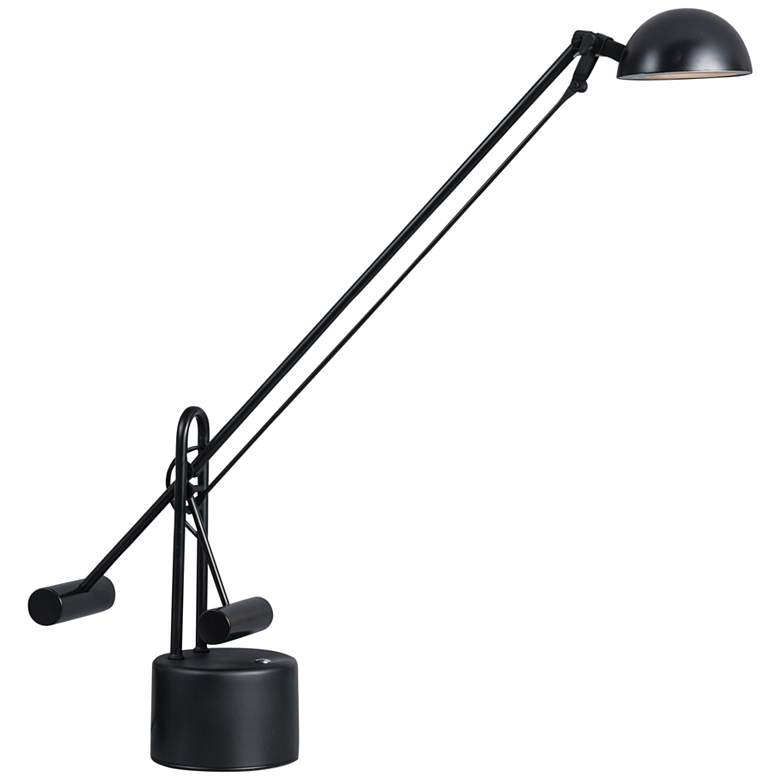 Image 2 Lite Source Halotech Adjustable Black Metal LED Modern Desk Lamp