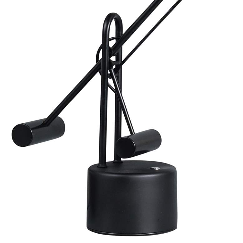 Image 4 Lite Source Halotech Adjustable Black Metal LED Modern Desk Lamp more views