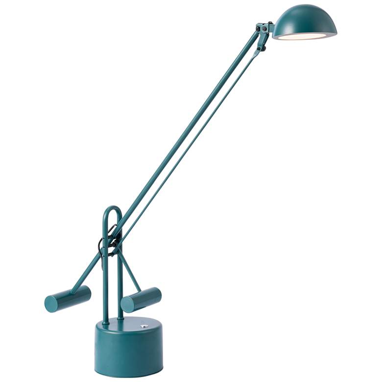 Image 2 Lite Source Halotech Blue Metal Modern LED Adjustable Desk Lamp