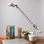 Lite Source Halotech White Adjustable Balance Arm Modern LED Desk Lamp