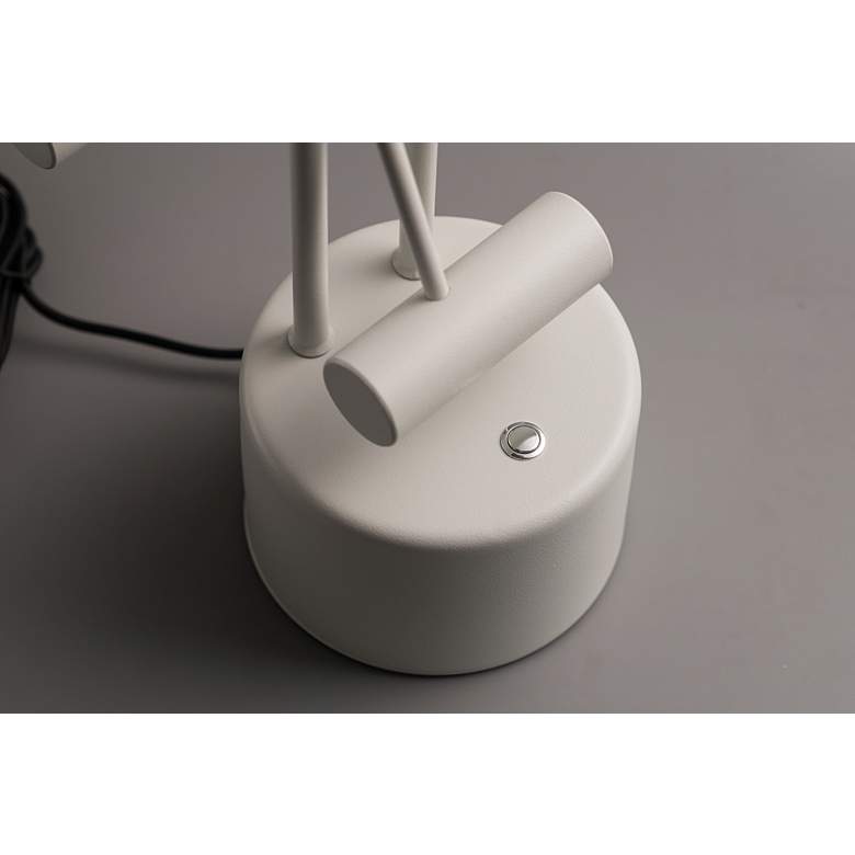 Image 5 Lite Source Halotech White Adjustable Balance Arm Modern LED Desk Lamp more views