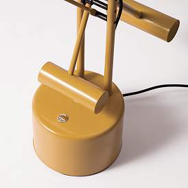 Image5 of Lite Source Halotech Yellow Adjustable Balance Arm Modern LED Desk Lamp more views