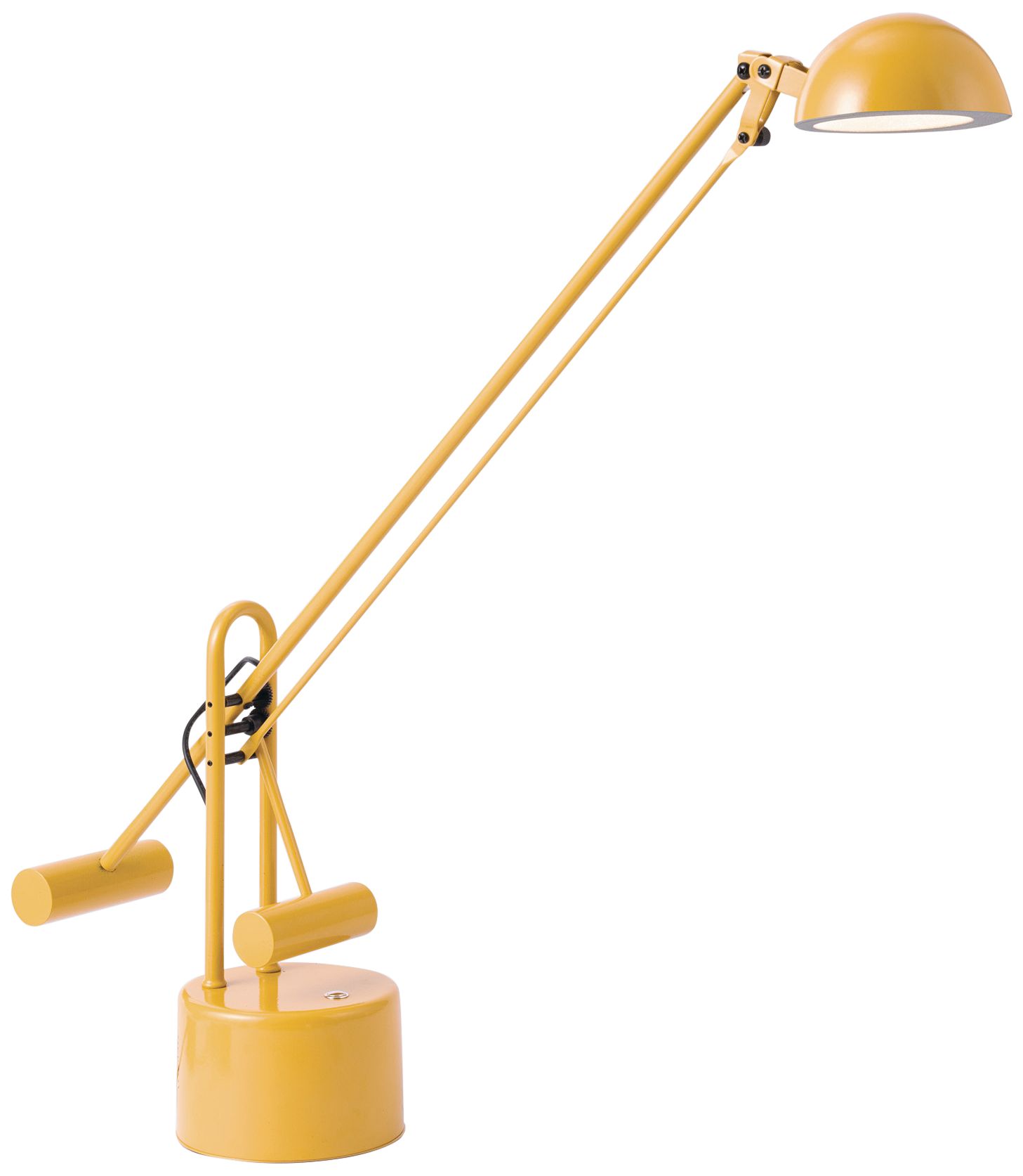 Lite Source Halotech Yellow Metal Balance Arm Modern LED Desk Lamp ...