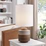 Lite Source Hazel 23 3/4" High Brown Ceramic Table Lamp