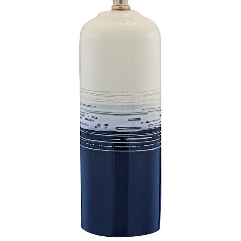 Image 5 Lite Source Heaton 24 1/4" Blue White Ceramic Table Lamps Set of 2 more views