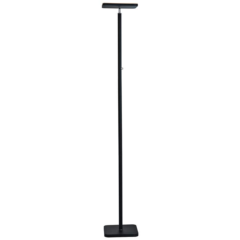 Image 1 Lite Source Hector 71 3/4" Black Finish LED Torchiere Floor Lamp