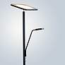 Lite Source Hector Black LED Torchiere Lamp w/ Reading Light