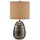 Lite Source Hinata 27 1/4" Silver and Bronze Ceramic Table Lamp