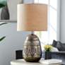 1_Lite Source Hinata 27 1/4" Silver and Bronze Ceramic Table Lamp