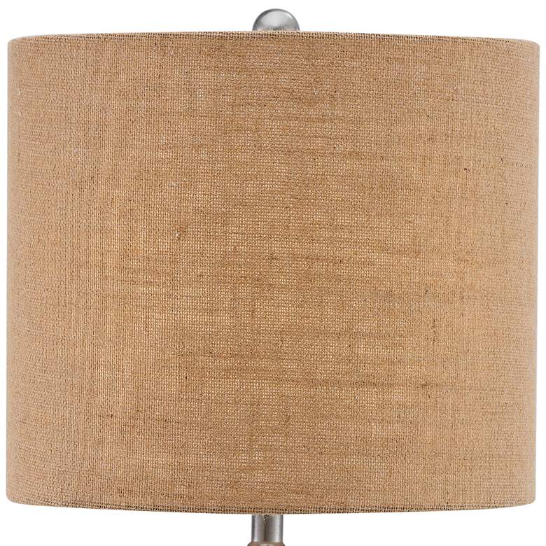 Image 4 Lite Source Hinata 27 1/4" Silver and Bronze Ceramic Table Lamp more views
