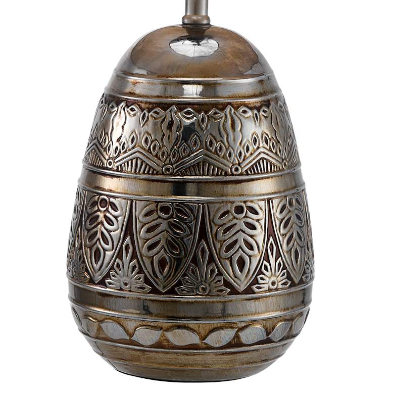 Image 5 Lite Source Hinata 27 1/4" Silver and Bronze Ceramic Table Lamp more views