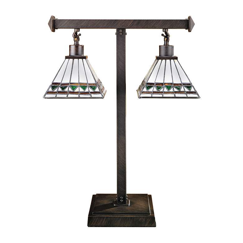 Image 1 Lite Source Ithaca Collection Tiffany Style Table Lamp