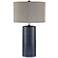 Lite Source Jacoby 28 1/2" Navy Blue Ceramic Table Lamp