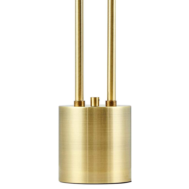 Image 4 Lite Source Jameson 26" Antique Brass Metal 2-Light LED Table Lamp more views