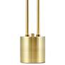 Lite Source Jameson 26" Antique Brass Metal 2-Light LED Table Lamp