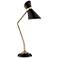 Lite Source Jared 27 3/4" High Black and Brass Modern Desk Lamp