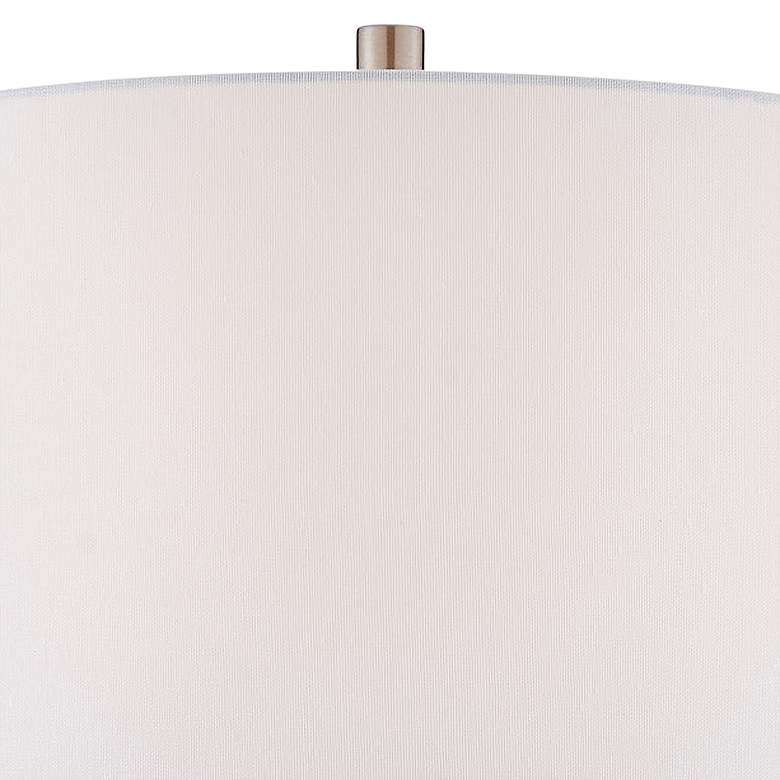 Image 3 Lite Source Jecca 32 1/2" Textured Blue Glass Table Lamp more views