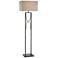 Lite Source Jefferson Aged Silver Open Frame Floor Lamp