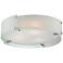 Lite Source Kaelin Flushmount 21" Chrome Ceiling Light