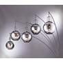 3_Lite Source Kaira 92" Gunmetal 5-Light Modern Arc Floor Lamp more views