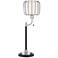 Lite Source Kaleria Brushed Nickel Uplight Table Lamp