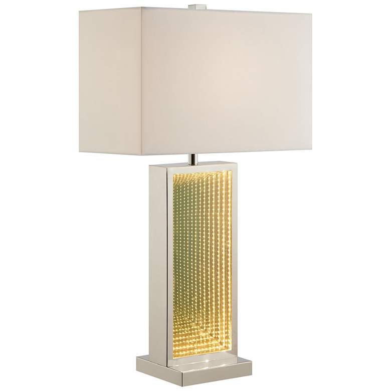 Image 2 Lite Source Konane 26" Chrome Table Lamp with LED Night Light