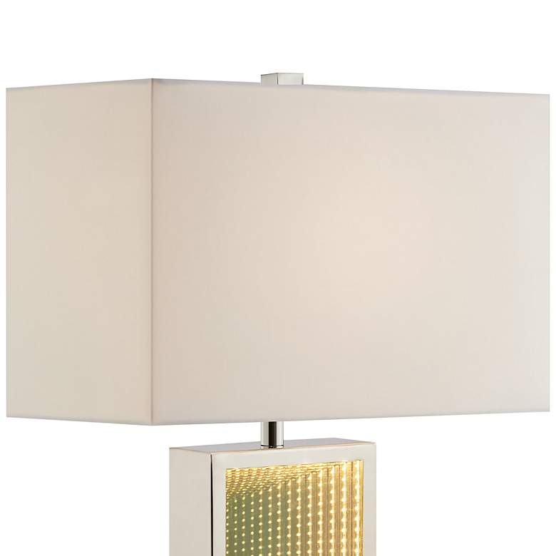 Image 4 Lite Source Konane Chrome Table Lamp with LED Night Light more views