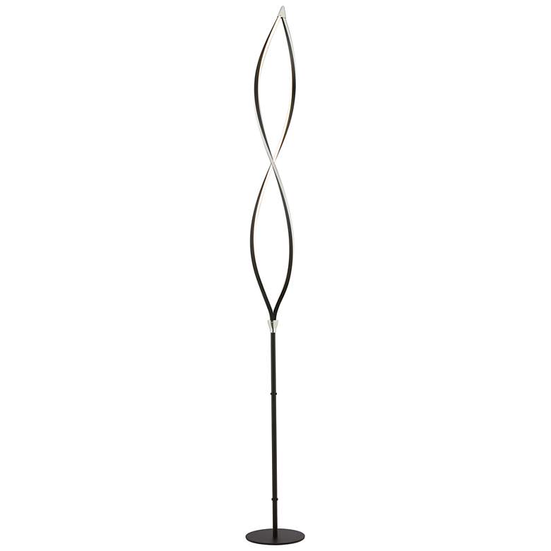 Image 2 Lite Source Kyle 70" High Black Metal Modern LED Floor Lamp