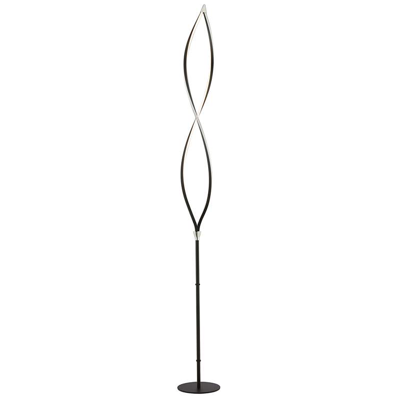 Image 2 Lite Source Kyle 70 inch High Black Metal Modern LED Floor Lamp