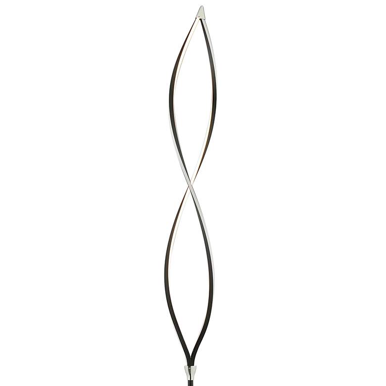 Image 3 Lite Source Kyle 70 inch High Black Metal Modern LED Floor Lamp more views