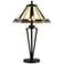 Lite Source Lance Dark Bronze Tiffany-Style Table Lamp