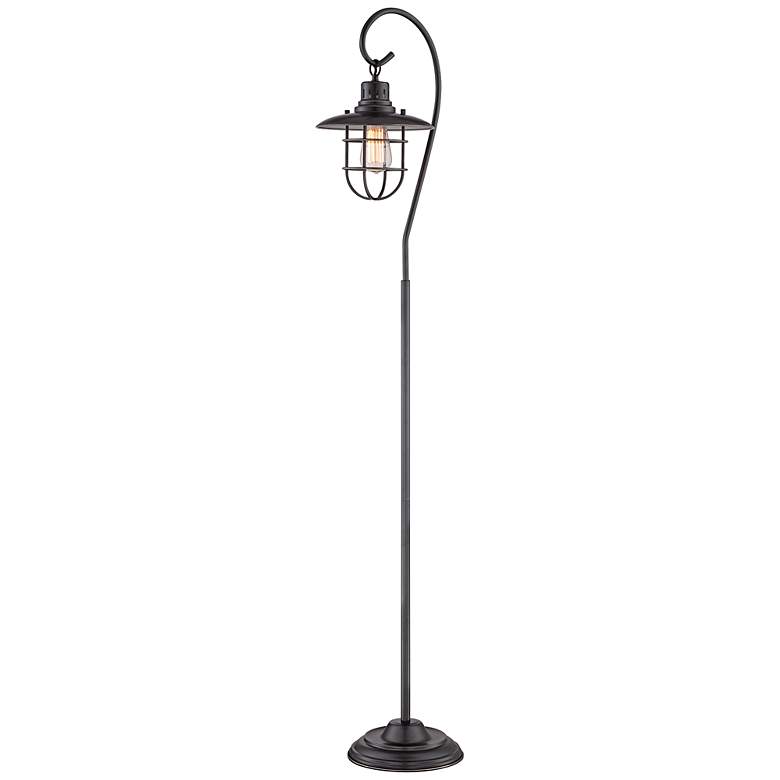 Image 2 Lite Source Lanterna II 58 1/2 inch High Bronze Floor Lamp