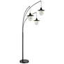 2_Lite Source Lanterna II 89" Dark Bronze 3-Light Arc Floor Lamp