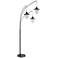 Lite Source Lanterna II 89" Dark Bronze 3-Light Arc Floor Lamp