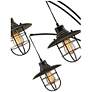 3_Lite Source Lanterna II 89" Dark Bronze 3-Light Arc Floor Lamp more views