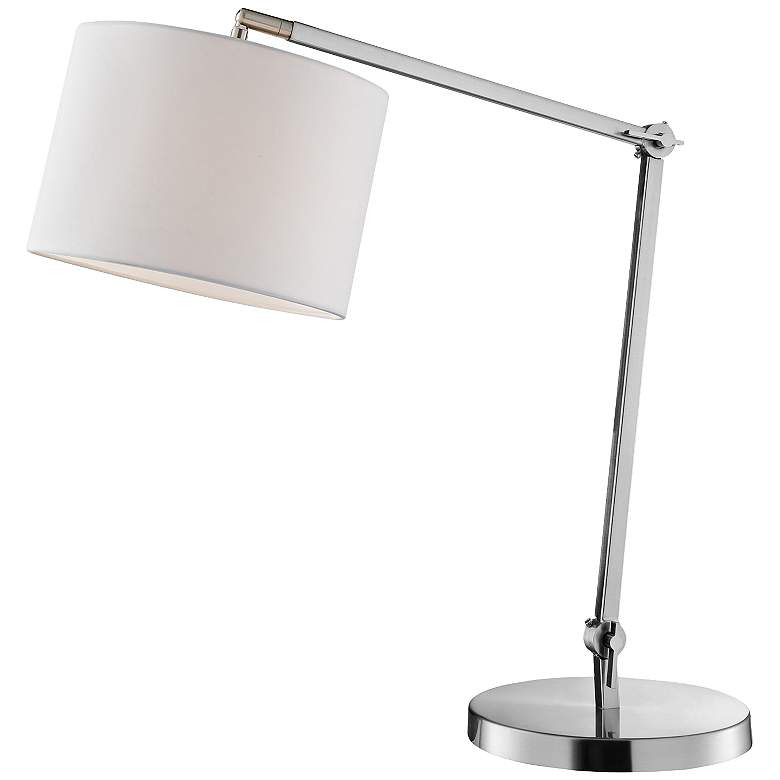 Image 1 Lite Source Lark Brushed Nickel Desk Lamp